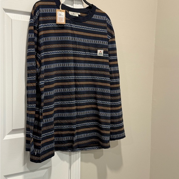 PASSENGER CRAKLE STRIPE Long Sleeve Shirt - Picture 2 of 8